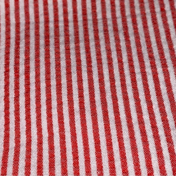 Talbots Perfect Crop Red& White Striped Size 8P Great Condition - Picture 6 of 12